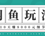 龟课·闲鱼项目玩法实战班第12期，操作10天左右利润有8000元细节玩法-升阶有道