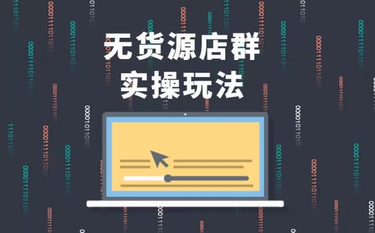 无货源店群实操玩法，蓝海选品的独特思路，店群软件操作方法（45节视频课）-升阶有道