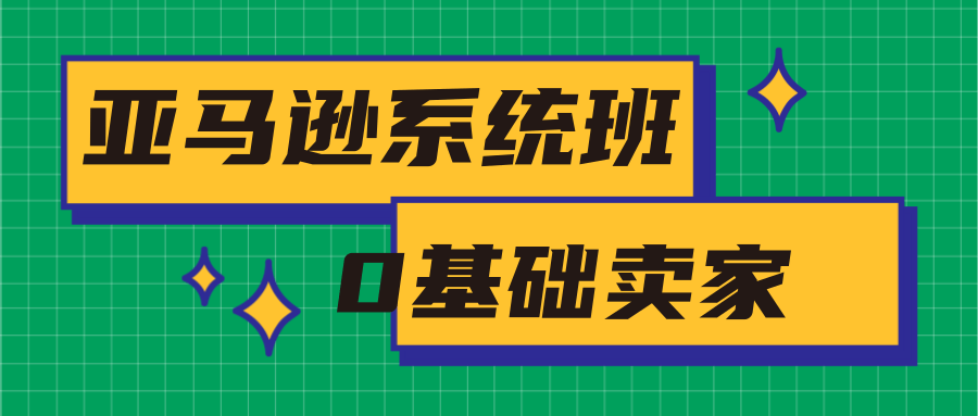 亚马逊系统班，专为0基础卖家量身打造，亚马逊运营流程与架构-升阶有道