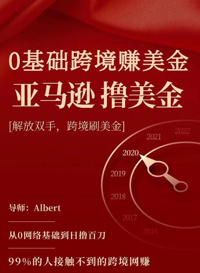 亚马逊撸美金项目，0基础跨境赚美金，解放双手，跨境刷美金-升阶有道