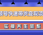 柚子视频号带货实操变现项目,零基础操作养身茶月入10000+-升阶有道