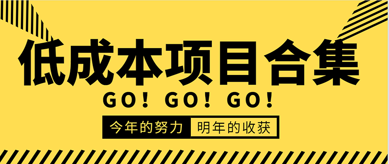 低成本零成本项目合集：赚钱快的慢的、暴利的，线上线下的，价值万元资料-升阶有道