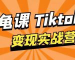 龟课·TikTok变现实战训练营线上第1期，多种变现模式，轻松赚美刀-升阶有道