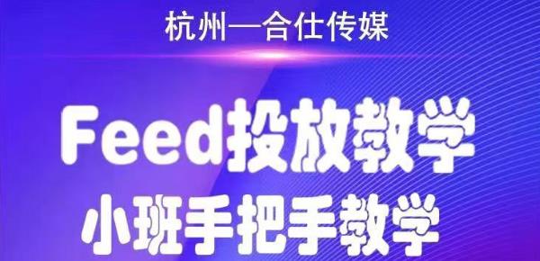 合仕传媒Feed投放教学，手把手教学，开车烧钱必须自己会-升阶有道