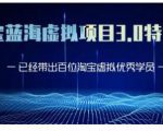 黄岛主·淘宝蓝海虚拟项目3.0,小白宝妈零基础的都可以做到月入过万-升阶有道