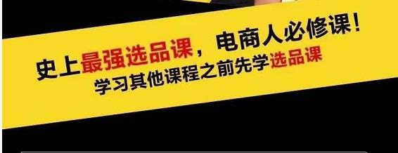 蓝海高利润选品课：你只要能选好一个品，就意味着一年轻松几百万的利润-升阶有道