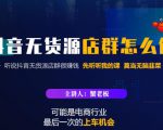 蟹老板·抖音无货源店群怎么做，吊打市面一大片《抖音无货源店群》的课程-升阶有道