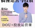 张sir的dou+投放运营课:搞懂运营与投放,全面提升账号的流量运营效率-升阶有道