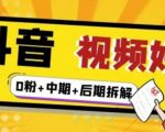 (燃烧好物)抖音视频好物分享实操课程(0粉+拆解+中期+后期)-升阶有道