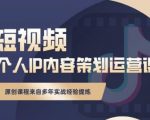 抖音短视频个人ip内容策划实操课,真正做到普通人也能实行落地-升阶有道