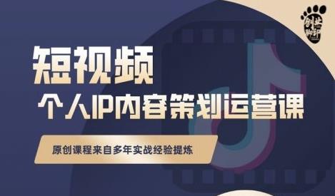 抖音短视频个人ip内容策划实操课，真正做到普通人也能实行落地-升阶有道