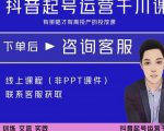 金龙·2022抖音直播带货起号运营千川课,有策略才有高投产的投放课-升阶有道