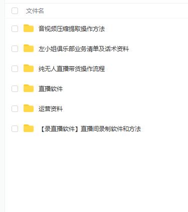 左小姐-直播带货俱乐部十三行、无人直播，全套教程附：工具、文档、话术资料-升阶有道
