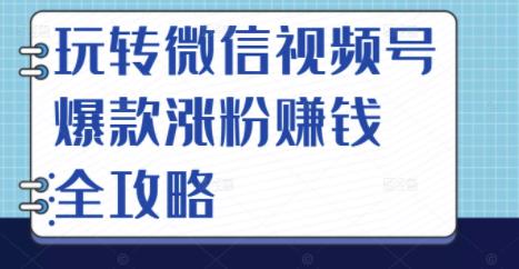 玩转微信视频号爆款涨粉赚钱全攻略，让你快速抓住流量风口，收获红利财富-升阶有道