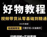小猛好物分享专业实操课，短视频带货从零基础到精通，详细讲解+实操案-升阶有道