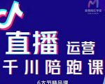 美尊-抖音直播运营千川系统课：直播​运营规划、起号、主播培养、千川投放等-升阶有道