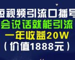 安妈·短视频引流口播号,会说话就能引流,一年收益20W(价值1888元)-升阶有道