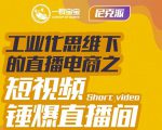 尼克派·工业化思维下的直播电商之短视频锤爆直播间,听话照做执行爆单-升阶有道