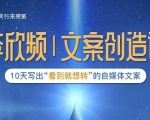 李欣频|文案创造课，0基础可报10天写出“看到就想转”的自媒体文案-升阶有道