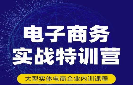 民赛电气内部出品：电子商务实战特训营，全方位带你入门电商，308种方式玩转电商-升阶有道