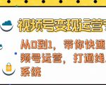 视频号变现运营，视频号+社群+直播，铁三角打通视频号变现系统-升阶有道