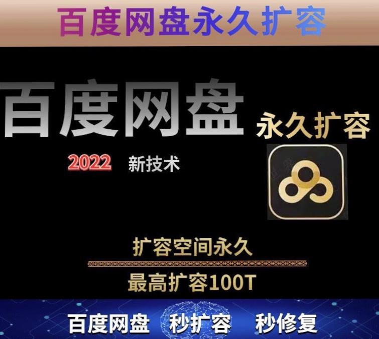 百度网盘无限扩容技术，外面卖399的，无论自己用还是用做引流都可以-升阶有道