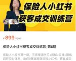 保险人小红书获客成交训练营,0基础高效玩转小红书,可复制的获客成交之路-升阶有道