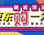 外面收费1980的最新京东无限一分购项目，一天轻松几百单（玩法+教程+软件）-升阶有道
