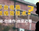 外面收费2980的全平台电商白嫖撸货技术(仅揭秘勿操作-商家防范必看)-升阶有道