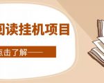 全自动阅读挂机项目，号称单窗10r，全套脚本+教程，小白上手简单-升阶有道