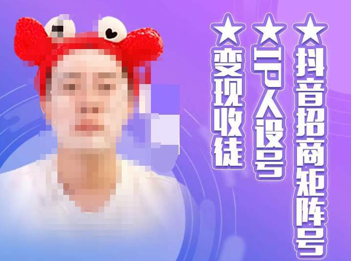 抖音招商矩阵号＋IP人设号+变现收徒，教你如何做抖音，通过抖音如何变现-升阶有道