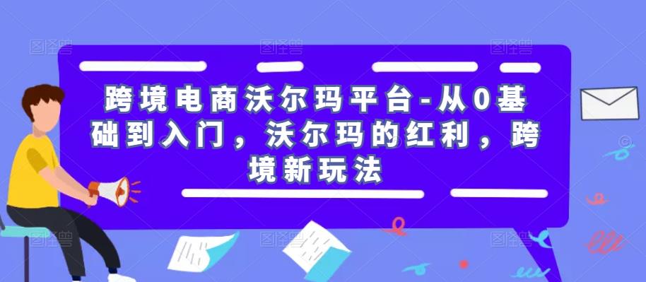 跨境电商沃尔玛平台-从0基础到入门，沃尔玛的红利，跨境新玩法-升阶有道