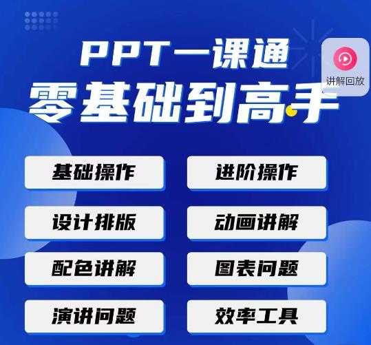PPT·一课通·0基础到高手：通俗易懂快速掌握PPT的各种应用场合-升阶有道