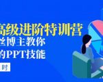 PPT高级进阶特训营：百万粉丝博主教你进阶你的PPT技能(98节课程+PPT素材包)-升阶有道