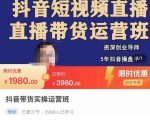 抖音直播带货实操运营班，带货直播间技巧思路，搭建高转化直播间，话术书写及付费技巧-升阶有道