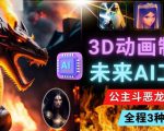 利用未来Ai工具LeiaPix,静态图转换3D动画,Lexica和Chat GPT制作精彩视频-升阶有道
