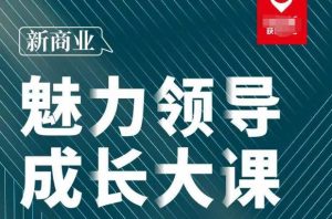 张琦·新商业魅力领导成长大课2023新版,高效管理必修课(30节)-升阶有道