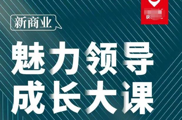 张琦·新商业魅力领导成长大课2023新版，高效管理必修课（30节）-升阶有道