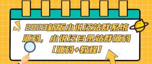 2023新版小说泛站群系统源码,小说泛目录站群源码【源码+教程】-升阶有道