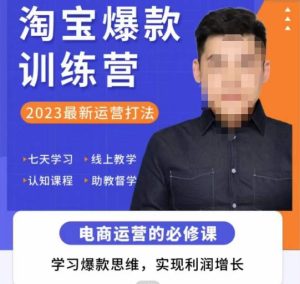 爱上黄昏·淘宝爆款训练营，2023最新运营打法，学习爆款思维，实现利润增长-升阶有道