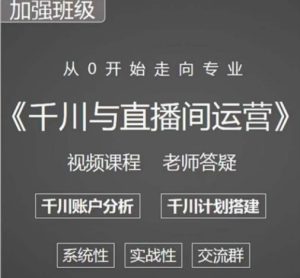 阳光哥·千川图文与直播间运营,从0开始走向专业,包含千川短视频图文、千川直播间、小店随心推-升阶有道