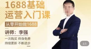 1688运营基础入门系统课,20课时带你系统性解析1688运营-升阶有道