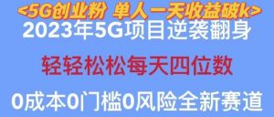 2023年最新自动裂变5g创业粉项目，日进斗金，单天引流100+秒返号卡渠道+引流方法+变现话术【揭秘】-升阶有道
