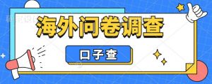 外面收费5000+海外问卷调查口子查项目,认真做单机一天200+【揭秘】-升阶有道