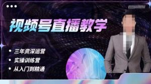 杨sir·视频号直播运营教学，视频号直播流量的底层逻辑，解决直播间没流量，不开单的窘境-升阶有道