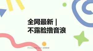 全网最新不露脸撸音浪,跑通自动化成交闭环,实现出单+收徒收益最大化【揭秘】-升阶有道