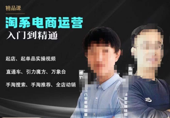 2023手淘搜索实操课+体系化课程，​起店起单品实操视频课程-升阶有道