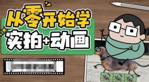 从零开始学实拍加动画，实拍加动画创意教程-升阶有道