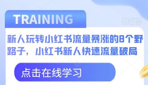 新人玩转小红书流量暴涨的8个野路子，小红书新人快速流量破局-升阶有道
