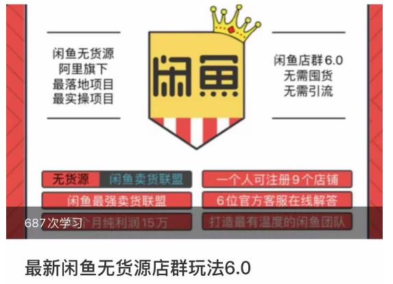 闲鱼无货源店群玩法6.0，无需囤货，无需引流，两个月盈利18W的核心秘籍，所有细节一清二楚-升阶有道